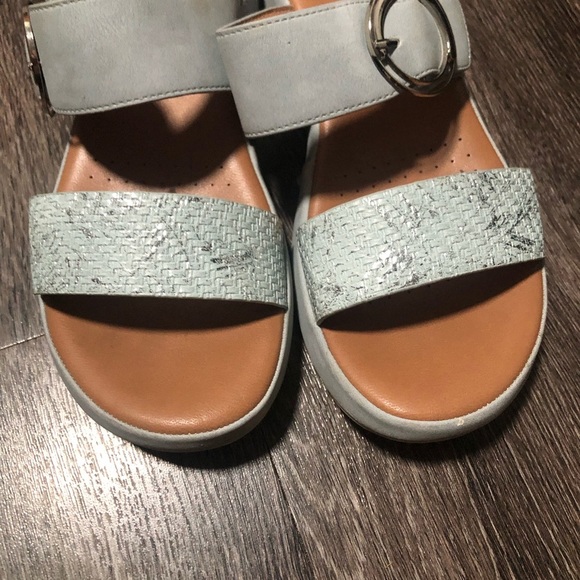 Patrizia by Spring Step Light Blue Sandals Size 7 - Picture 3 of 7